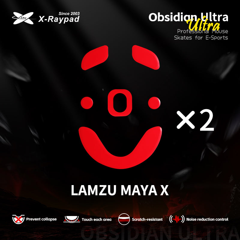 X-Raypad Obsidian Ultra Mouse Skates