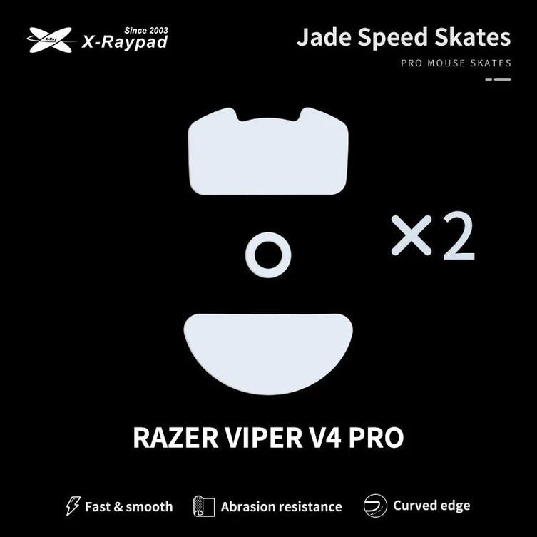 X-Raypad Jade Viper V4 Pro Mouse Skates