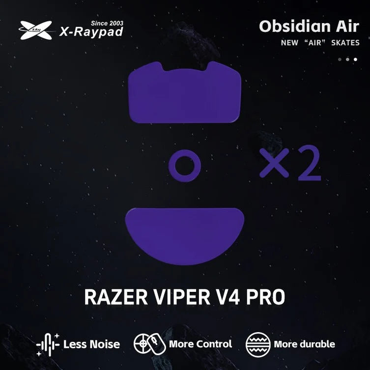 X-Raypad Obsidian Air Viper V4 Pro Mouse Skates